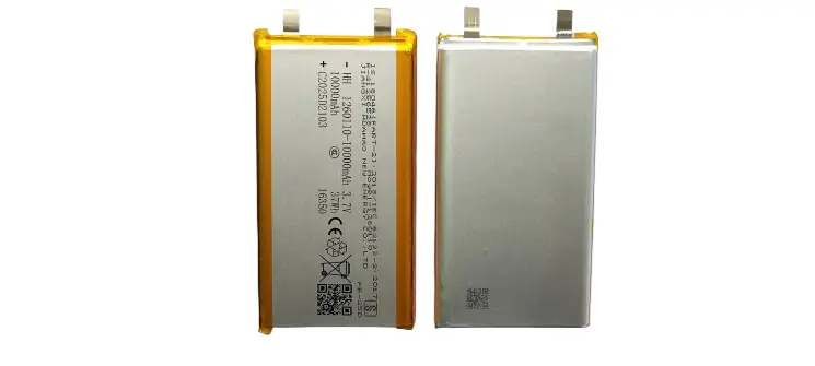 [AA5] Polymer Li-Ion Single Cell Battery (3.7V, 10000mAh) + Protection Board 12*60*110mm 