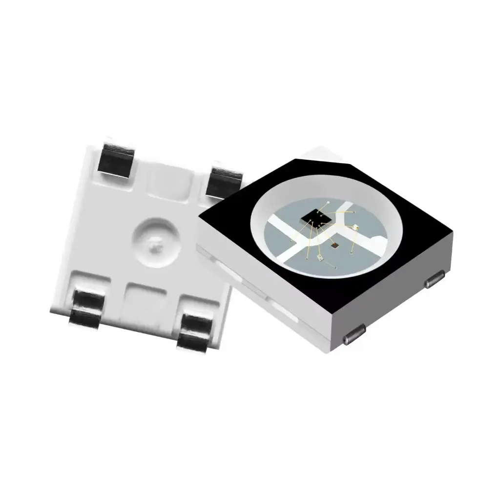 Worldsemi WS2812B-B/W – Addressable RGB LED (5050 SMD) for Arduino & DIY Projects