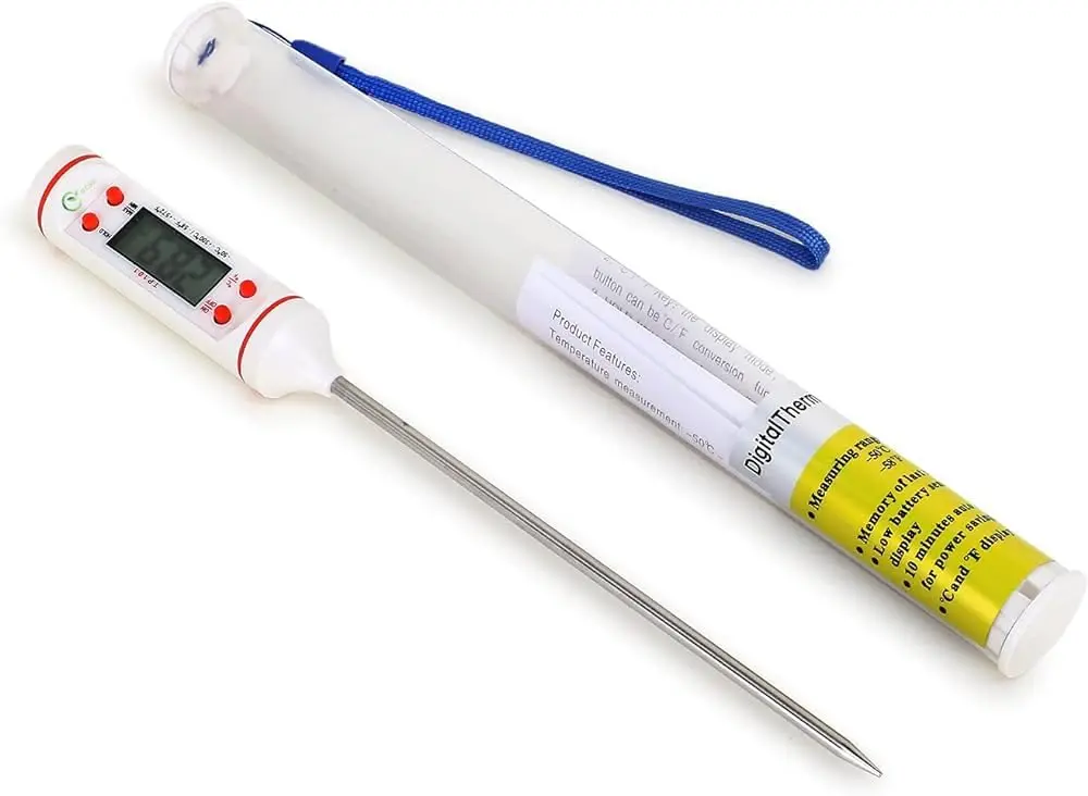 TP-101 Digital Thermometer With Metal Probe 