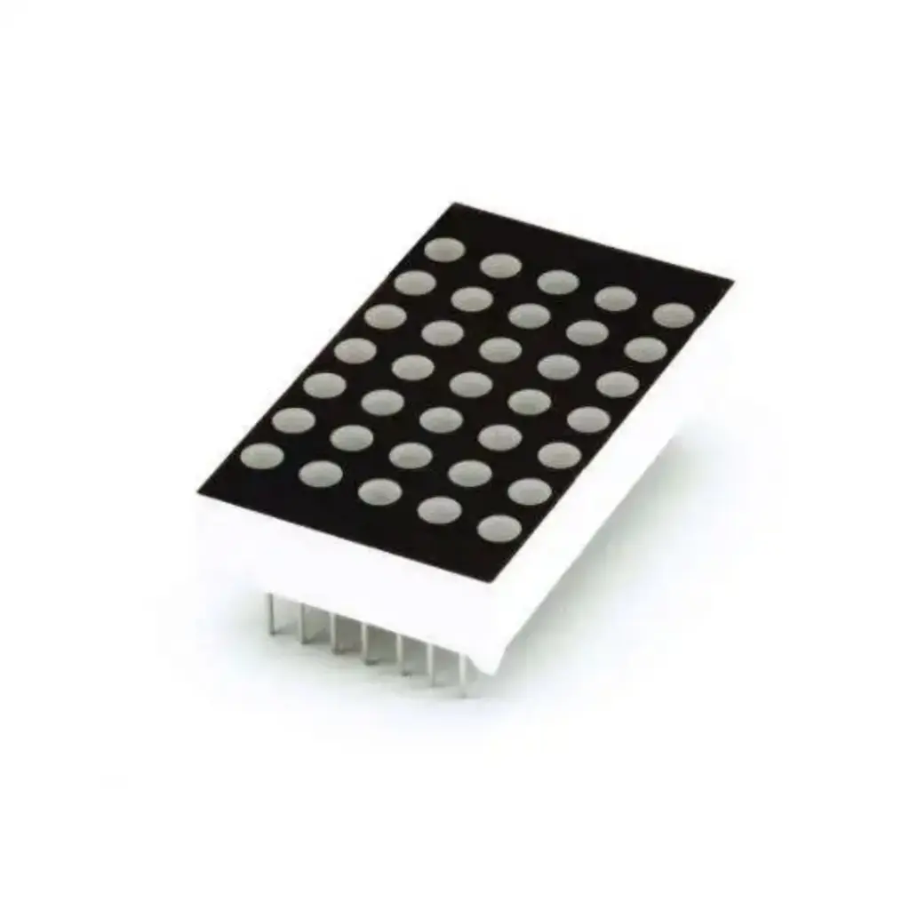 LED Dot Matrix Display 5x7, 3mm Red, Common Anode 