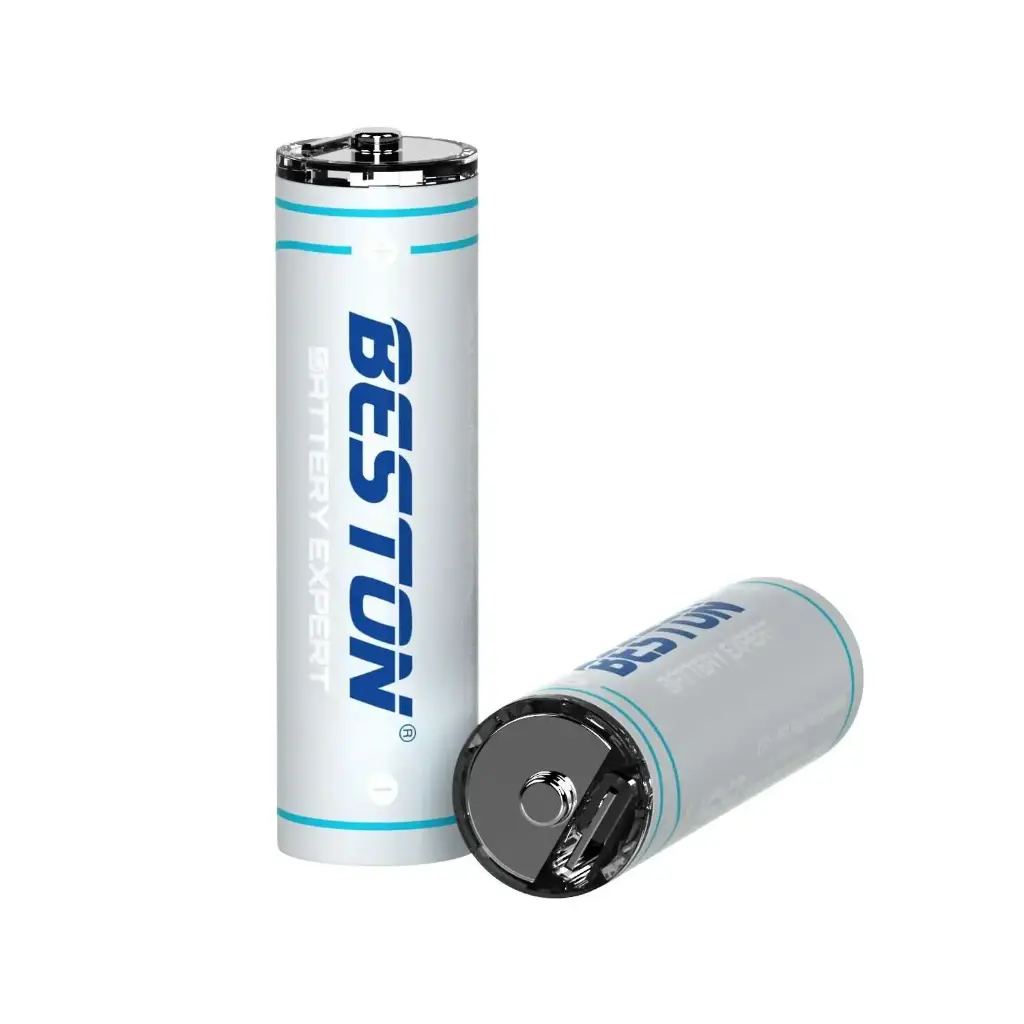 Beston 1.5V AA Li-ion 1460mAh Type-C Rechargeable Battery – 2Pcs 