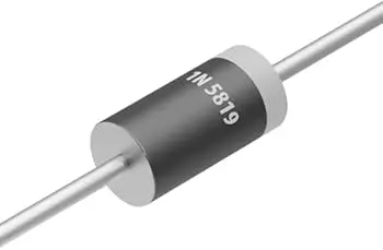1N5819 Schottky Barrier Plastic Rectifier ( 1A , 40V ) 