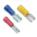 FDD1-110 Female Spade Insulated Terminal for 1mm wire - 10pcs