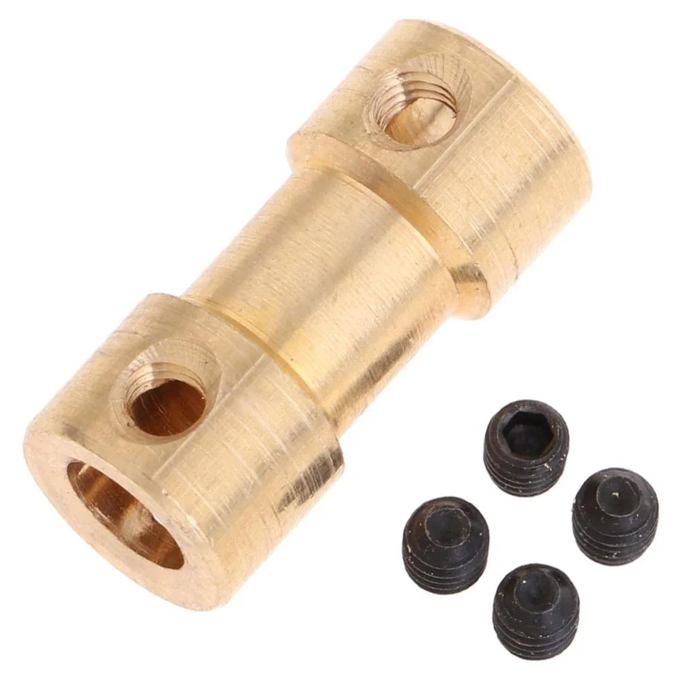 5x5mm Brass Motor Shaft Coupling Connector D9L20 