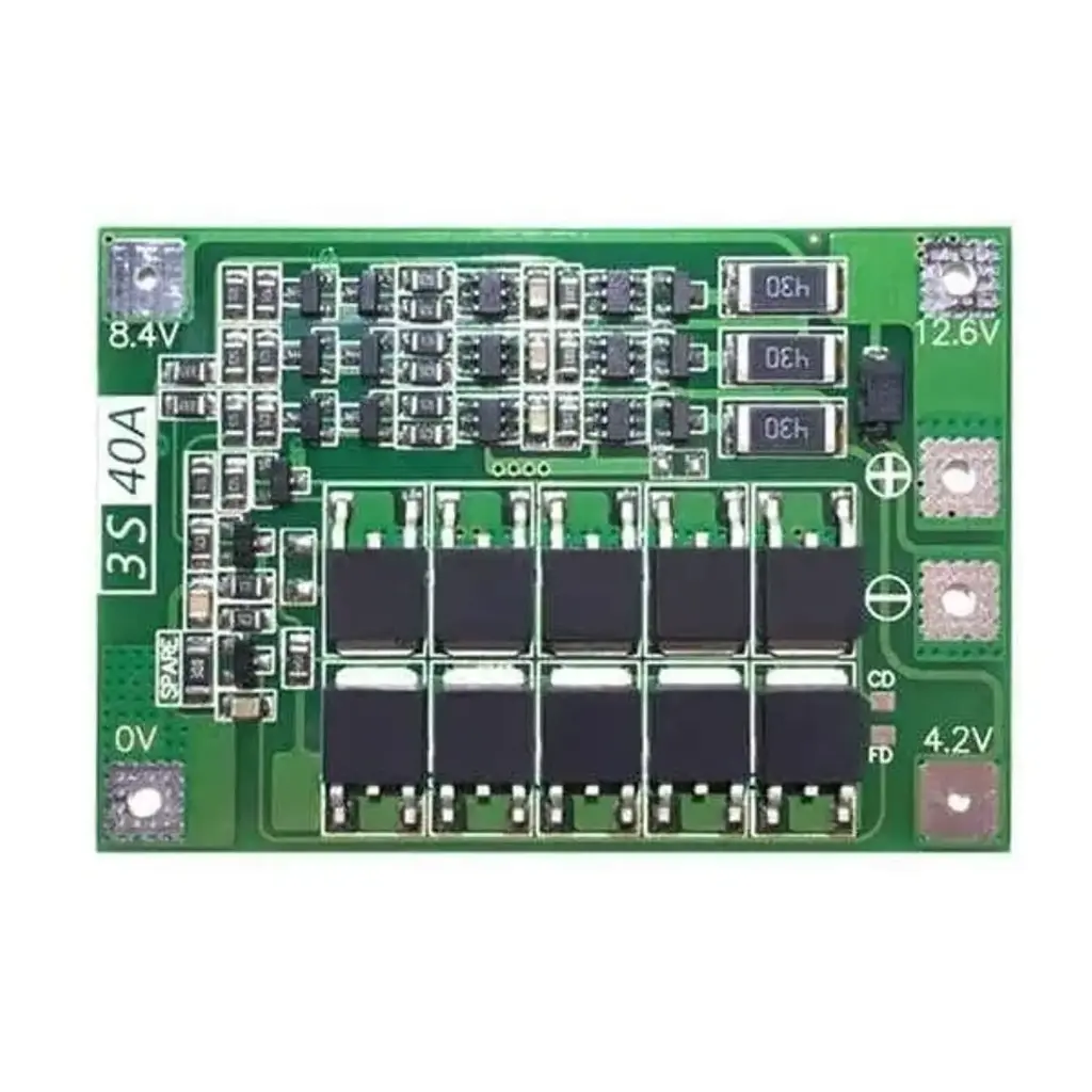 [a27] Lithium Battery Charger Protection Module (BMS) 3S 40A 12.6V