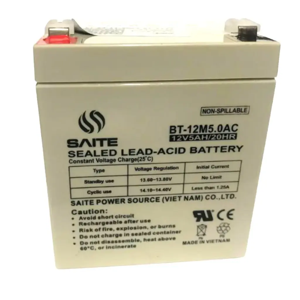 Lead Acid Battery 12V 5AH/20HR 