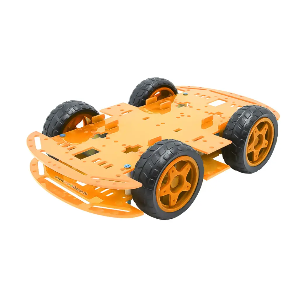 4WD Robot Car body (1 piece of acrylic only) (Black 3mm)