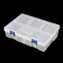 Clear Plastic Box Double Layer 230mmX160mmX60mm 