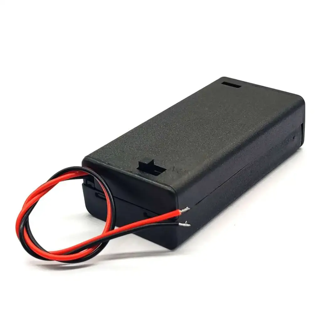 2x AA Battery Holder + On/Off Switch