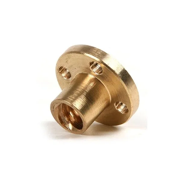 TR8x8 Acme Leadscrew Copper Nut, 4 Start, 2mm Lead 