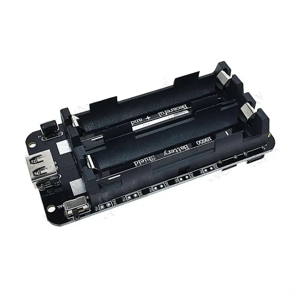 Dual 18650 Lithium Battery Mobile Power Expansion Charging and Discharging Module 5V/2A & 3.3V/1A 