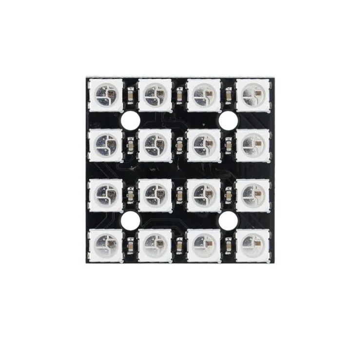 WS2812 5050 RGB LED Driver Module Square Board 16 LED 