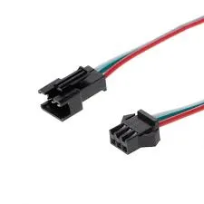 SM.22AWG - 3 Pin Male + Female SM Cable Wire Plug Connectors