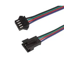SM.22AWG - 4 Pin Male + Female SM Cable Wire Plug Connectors