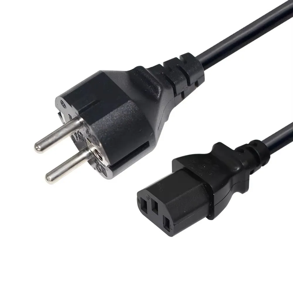 Power Cable 6-16A 3x0.75mm 1.5meter Black