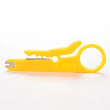 Yellow Wire Stripper for Telephone Line Cable