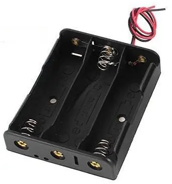 18650 Battery Holder - 3 Cells 