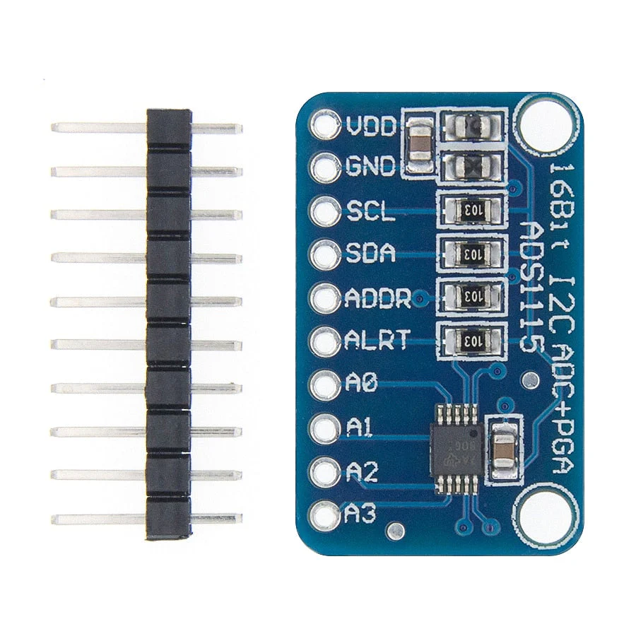 ADS1115 16-Bit ADC 4-Channel with Programmable Gain Amplifier
