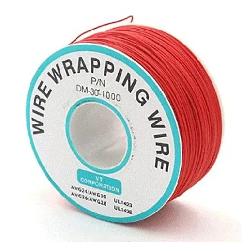 [BT1] 30 AWG Wrapping Wire 0.25mm - Red