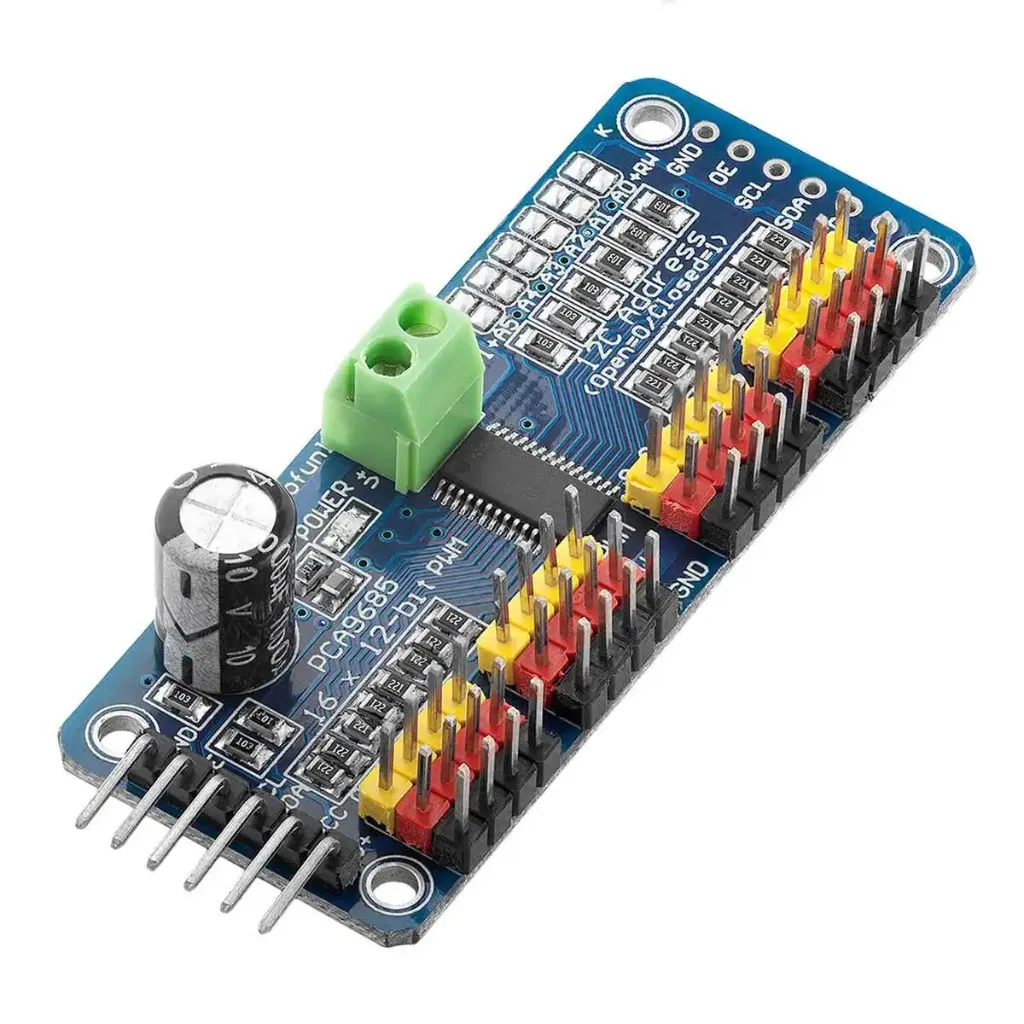 PCA9685 PWM Servo Motor Driver Module,16-Channel 12-bit
