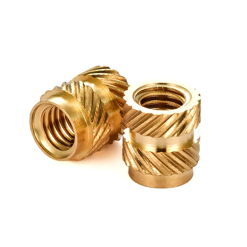 M4 Knurled Brass Threaded Insert Nut M4*8*5.8