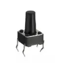 Mini Push Button 4 Pin 6x6x12mm