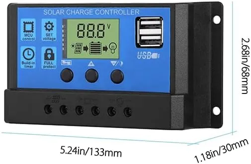 10A PWM Solar Charger Controller Model: 2410