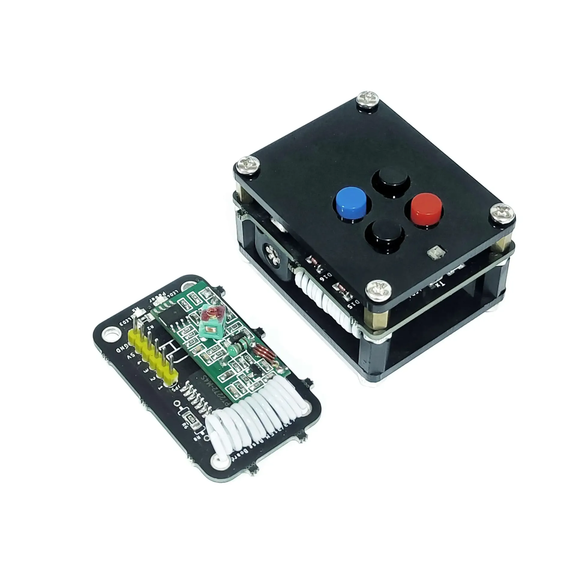 Wireless 4 Channel Remote Transmitter with Receiver Module 433MHz