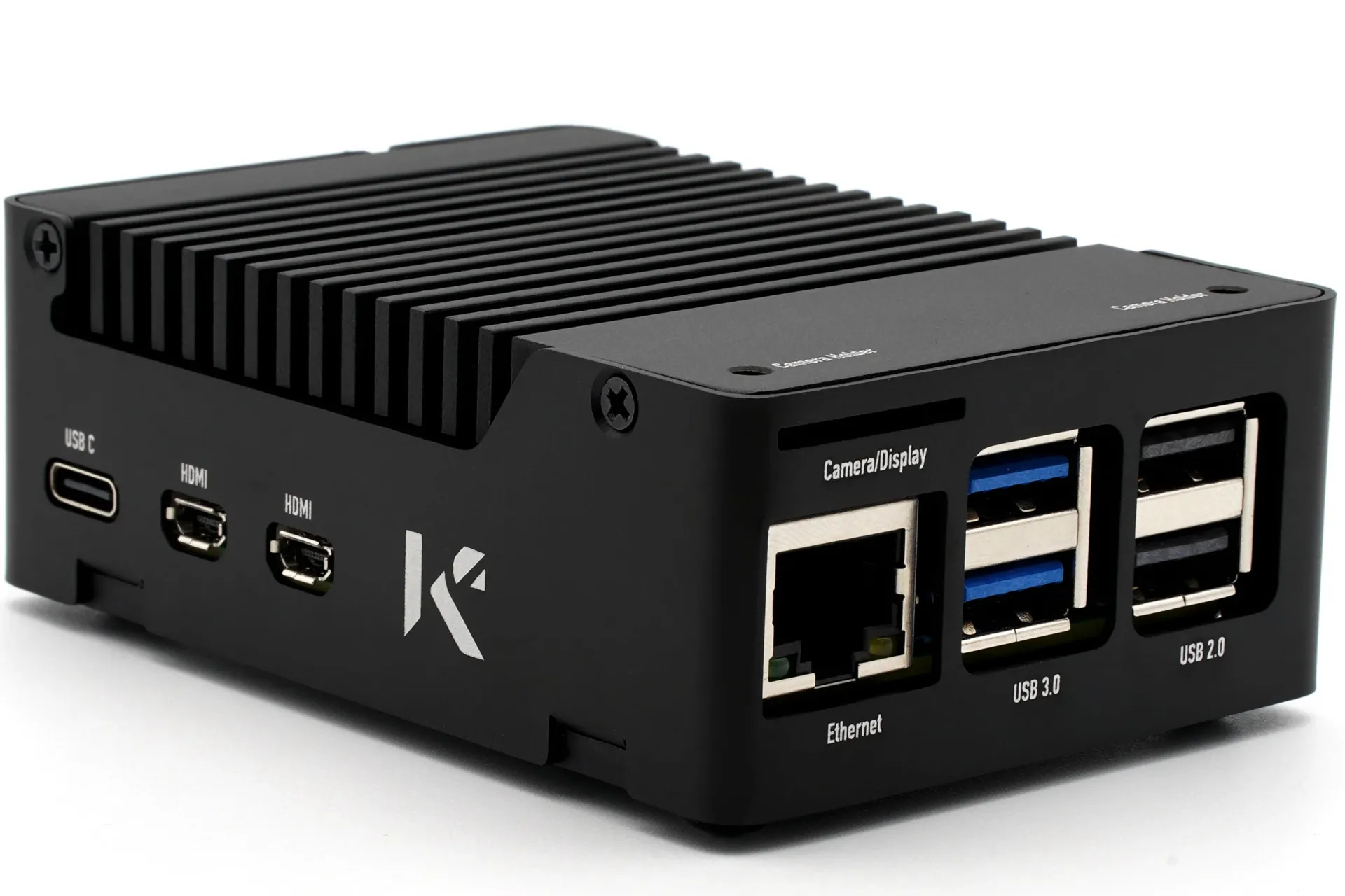 Raspberry Pi 5 Case with Aluminium Heatsink for Silent Passive Cooling