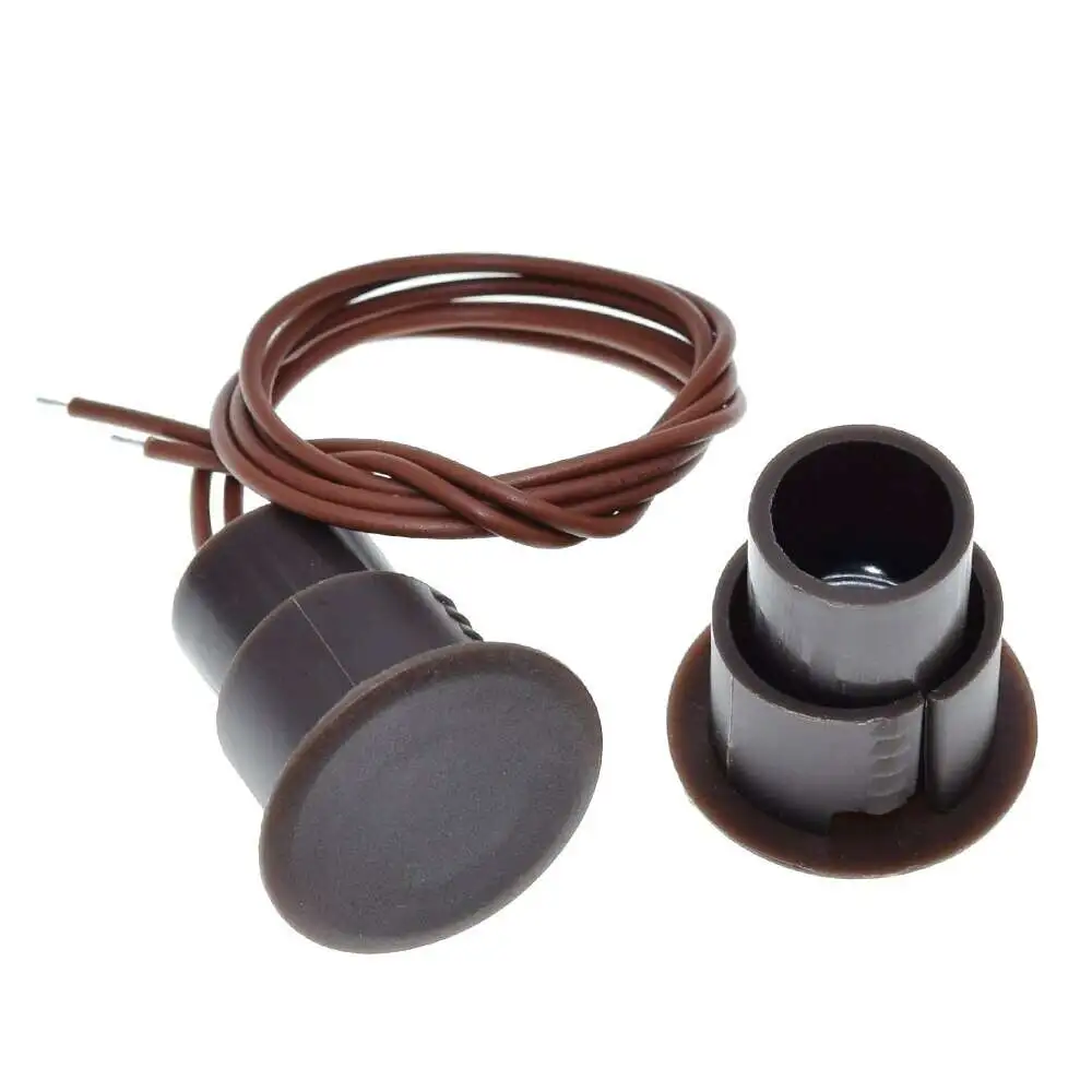 [o11.2] Magnetic Reed Switch Door Sensor with Wire MC-36 (Normal Close) - Brown