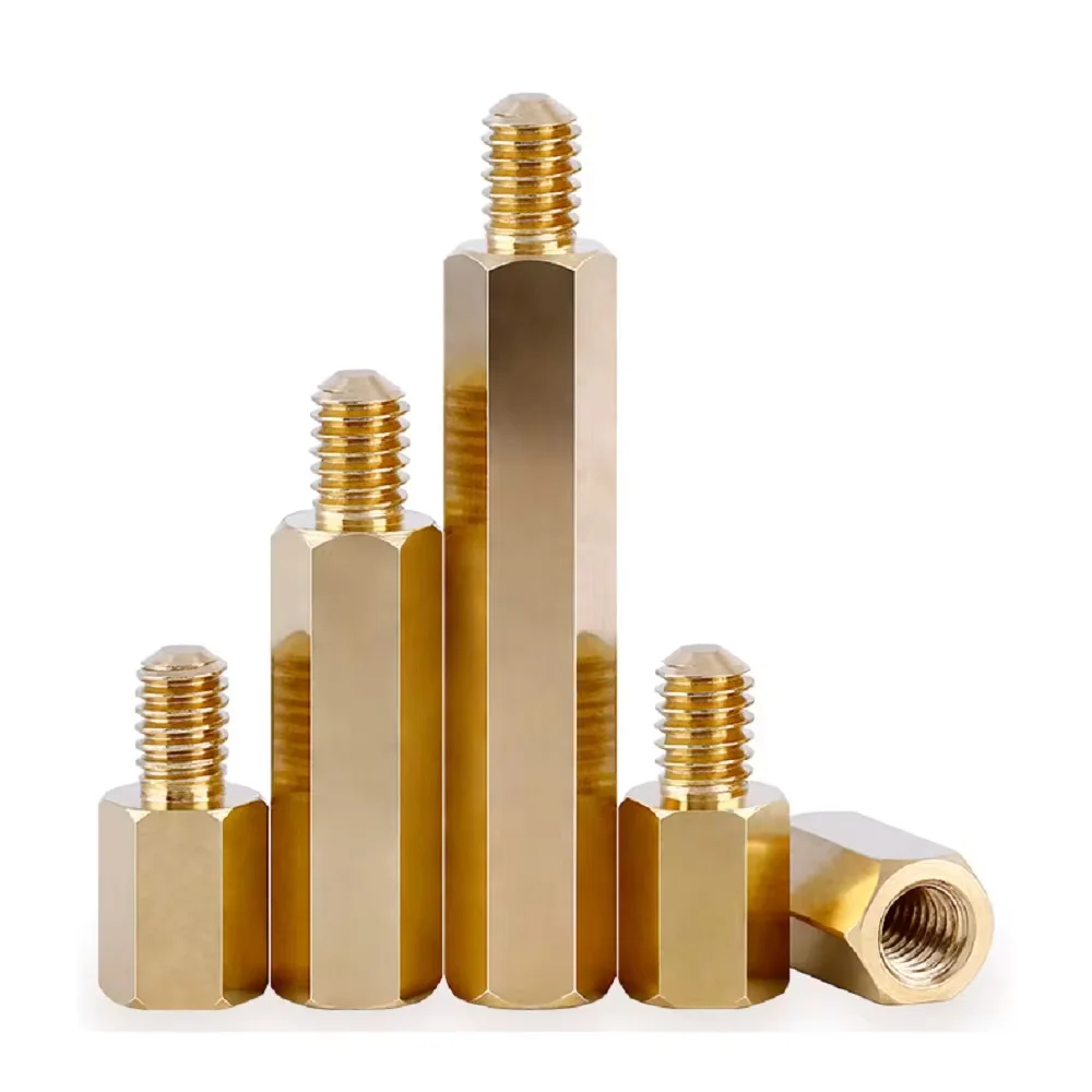 [j8.4] M3 Copper Spacer 10mm M/F