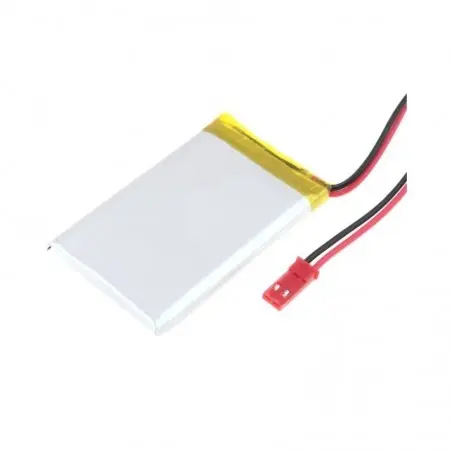 Polymer Li-Ion Single Cell Battery (3.7V, 1000mAh) + Protection Board (50L*34W*5H)mm