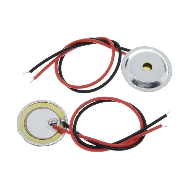 Piezo Buzzer Element with Aluminum Cover - 12mm