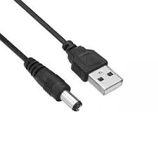 USB Male to 5V DC 5.5mmx2.1mm Jack Connector Power Cable