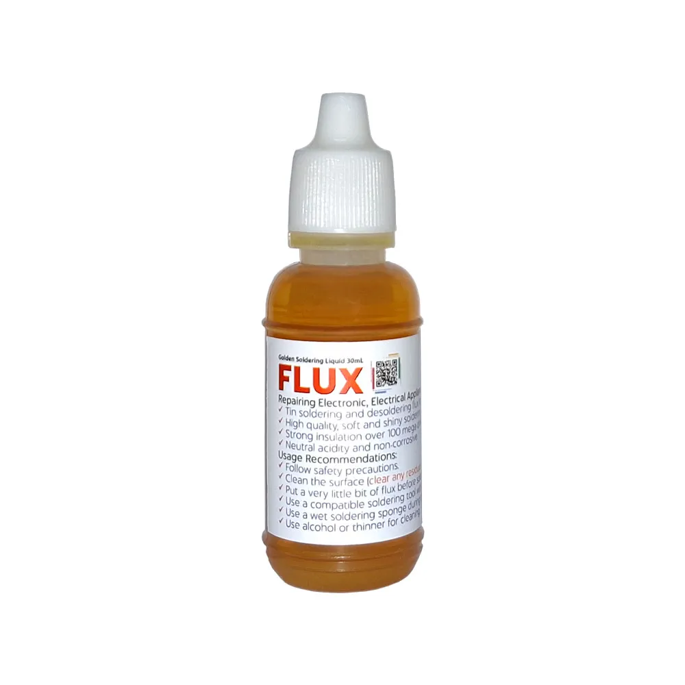 Golden Liquid Flux 30mL for Electronics