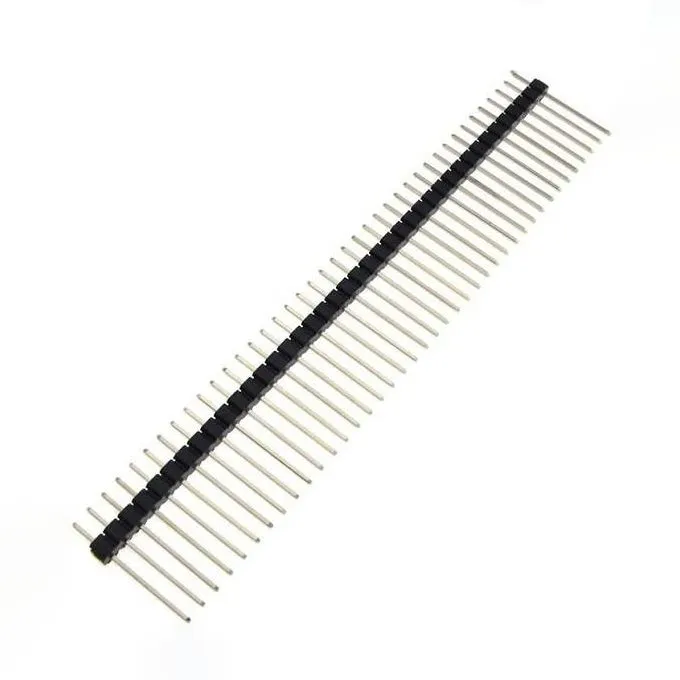 Pin Headers Male 2.54mm : 40 Pin, Straight, Black,15mm
