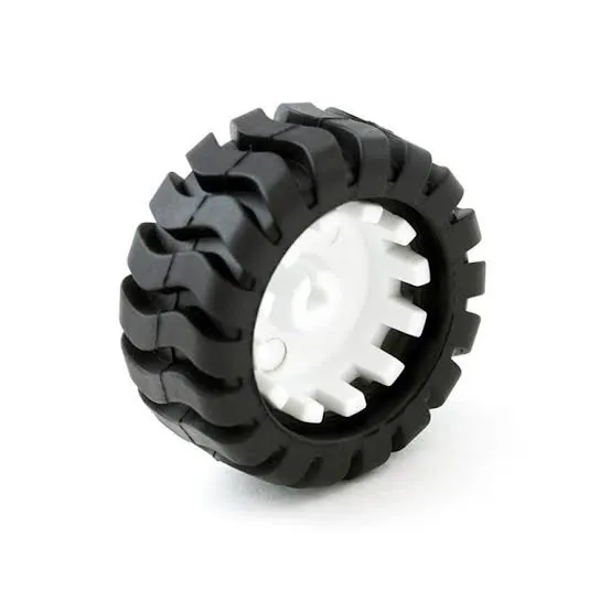 N20 44mm MiniQ Rubber Wheel for N20 Gear Motor