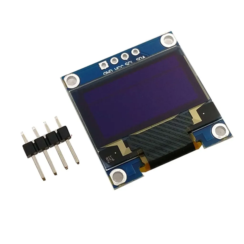 OLED Display I2C 4 Pin 0.96″ - Blue Characters