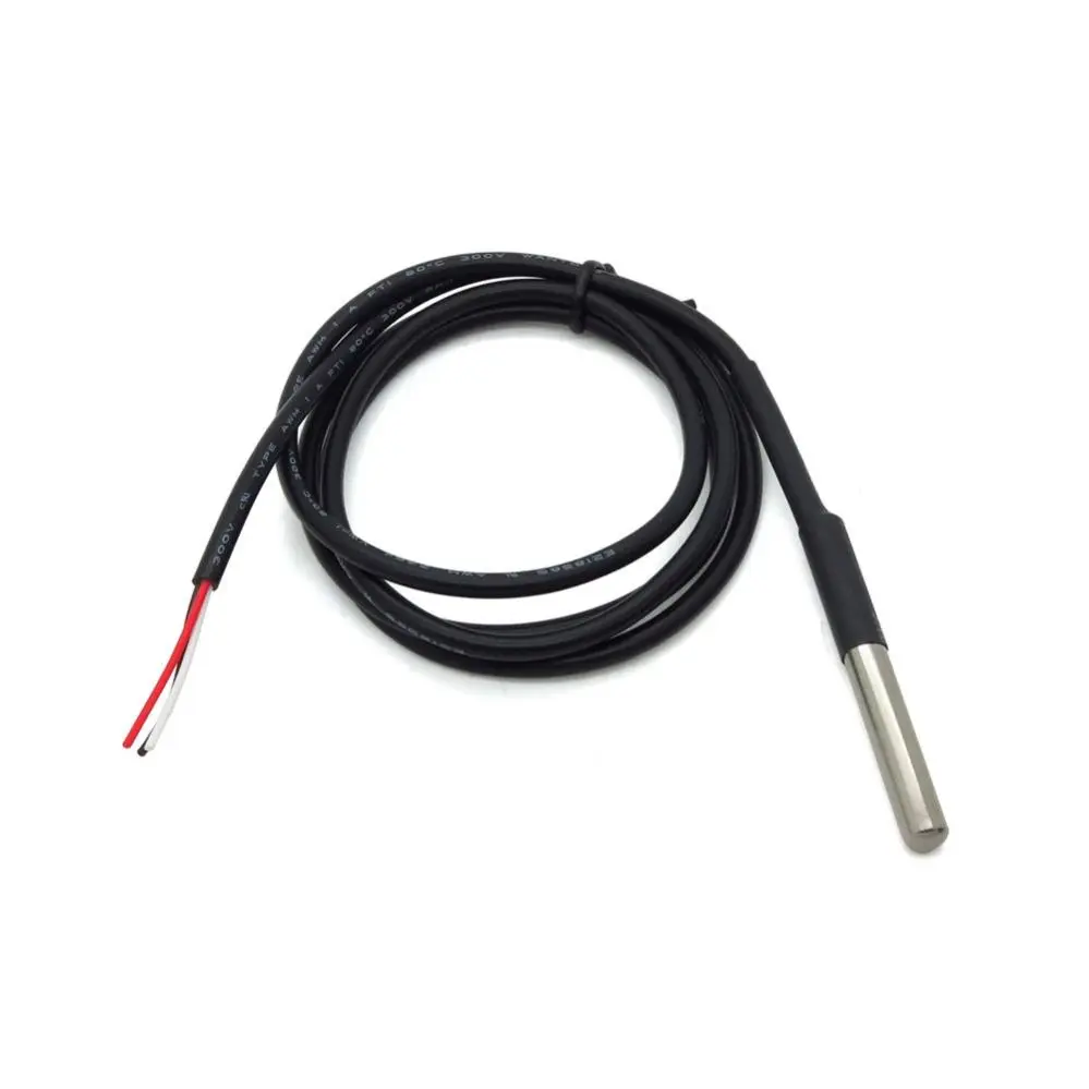 DS18B20 Waterproof Temperature Sensor - 1m Length 
