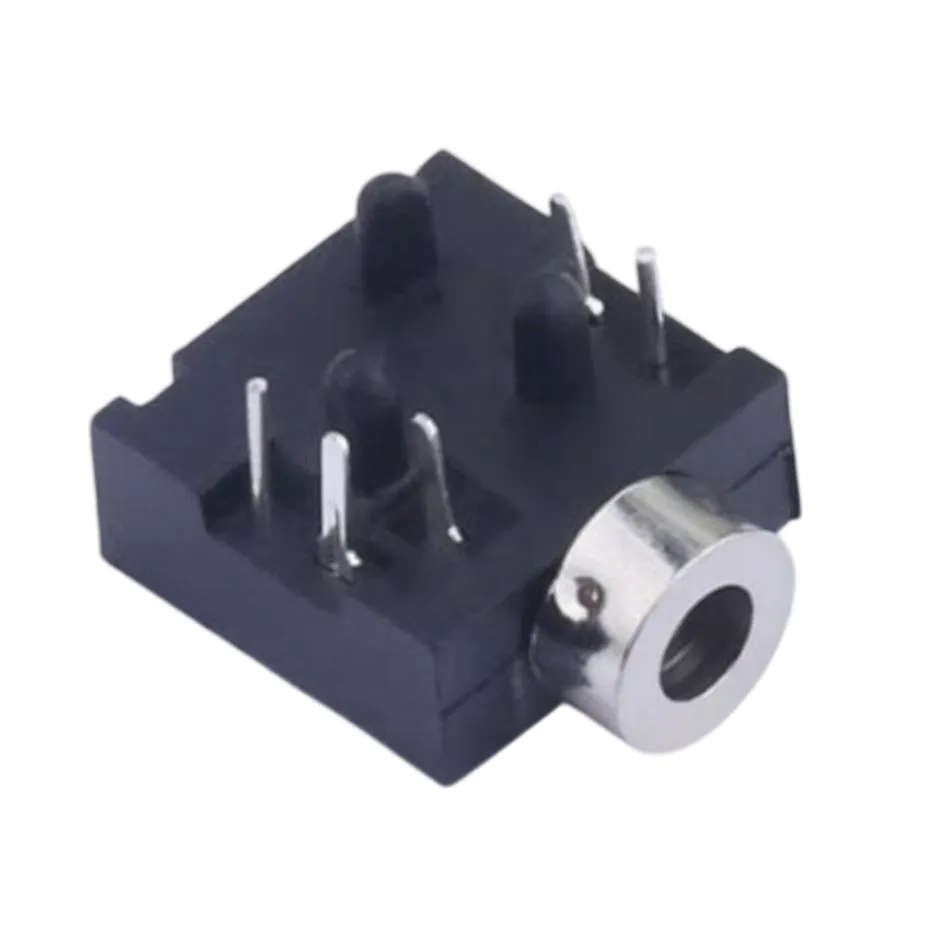 PJ-204 2.5mm Audio Jack Connector TH 5 Pin