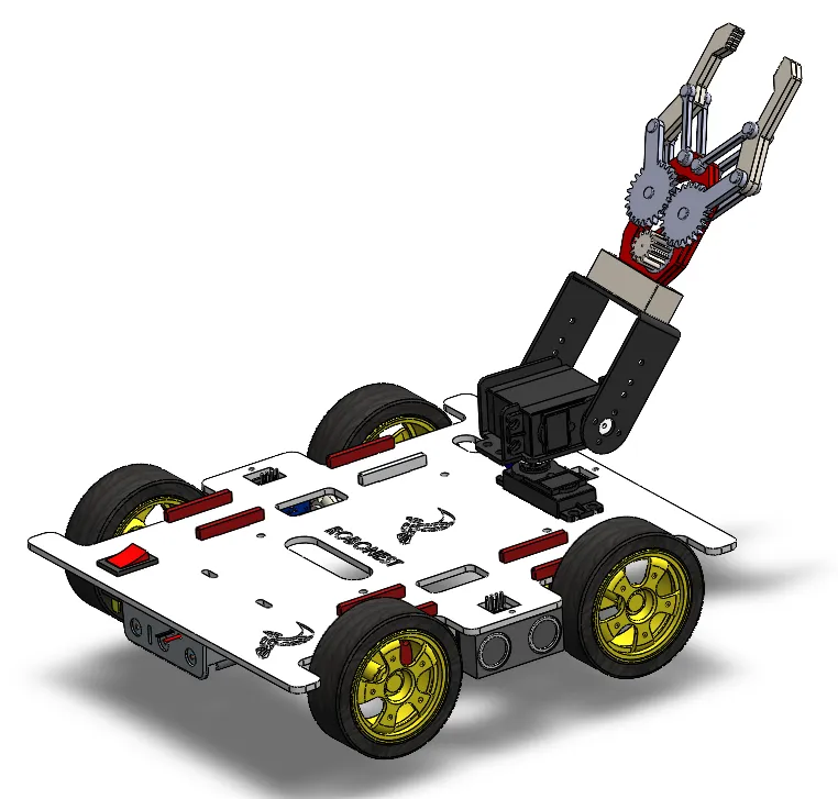 RobotArm car kit Base (Acrylic only)