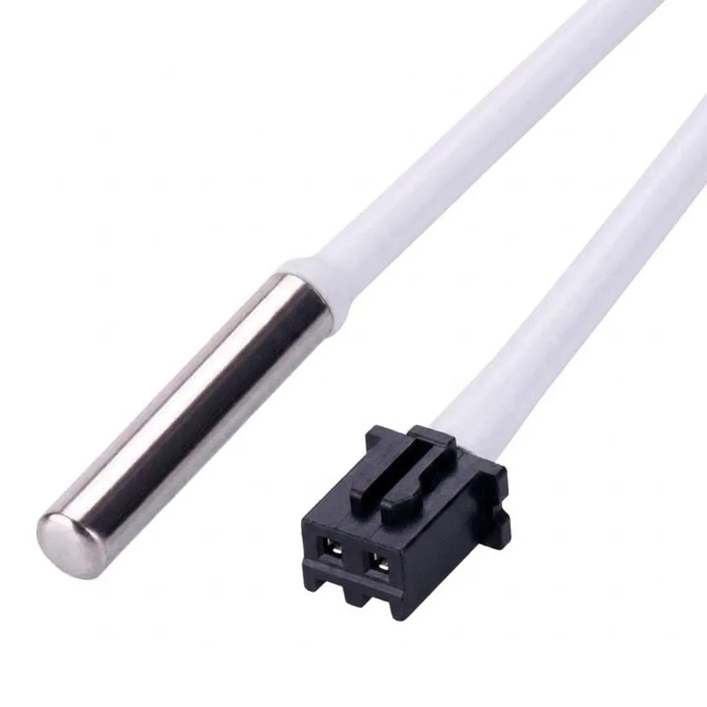 NTC Thermistor Temperature Sensor Waterproof Probe 10K 60cm with Heat Shield Sleeve