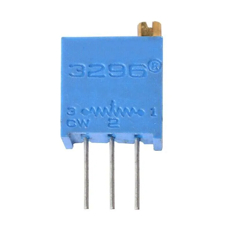 3296W-1-103 Trimmer Potentiometer Multi Turn 10KΩ 0.5W 3 Pins Through Hole