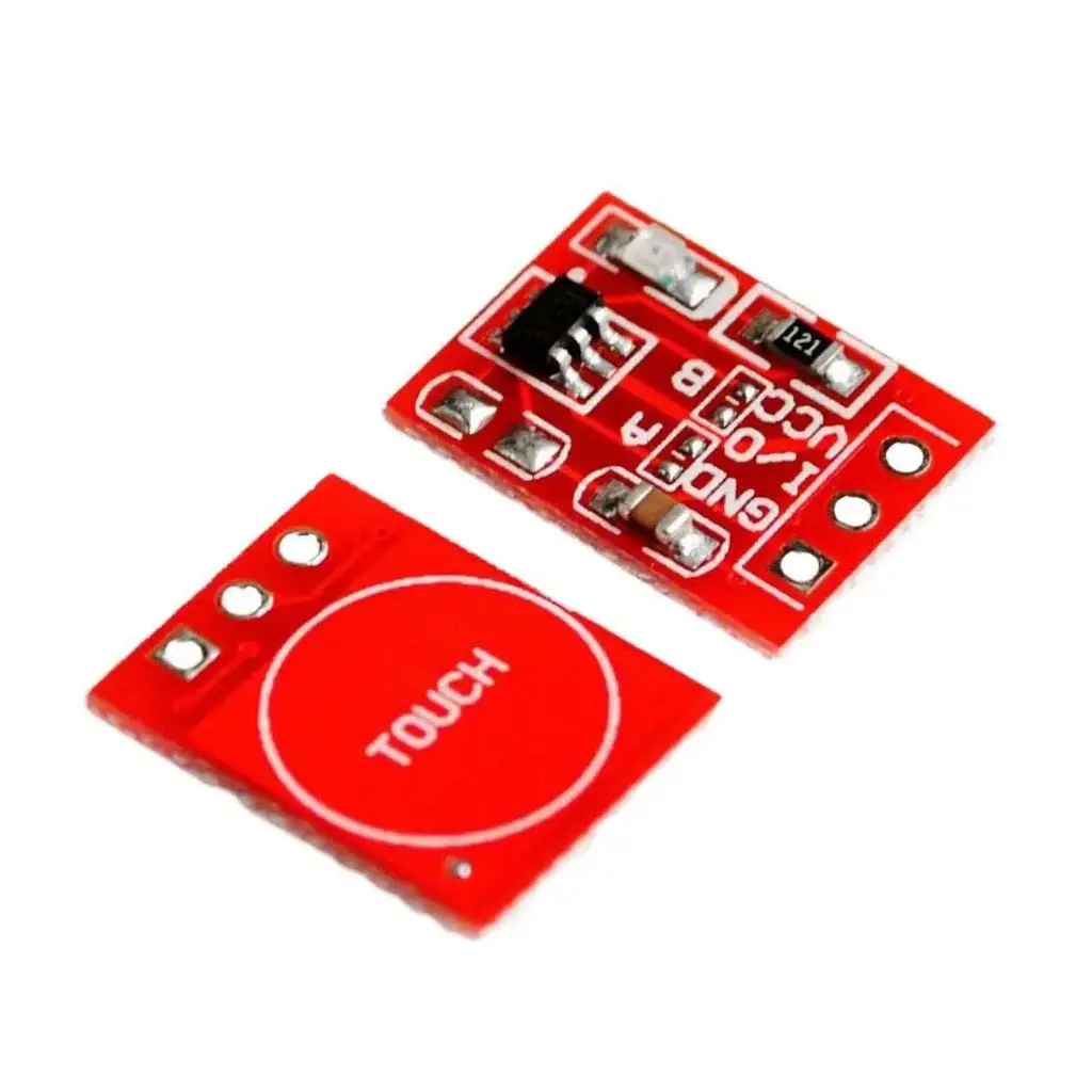 TTP223 Capacitive Touch Sensor Red (Small)