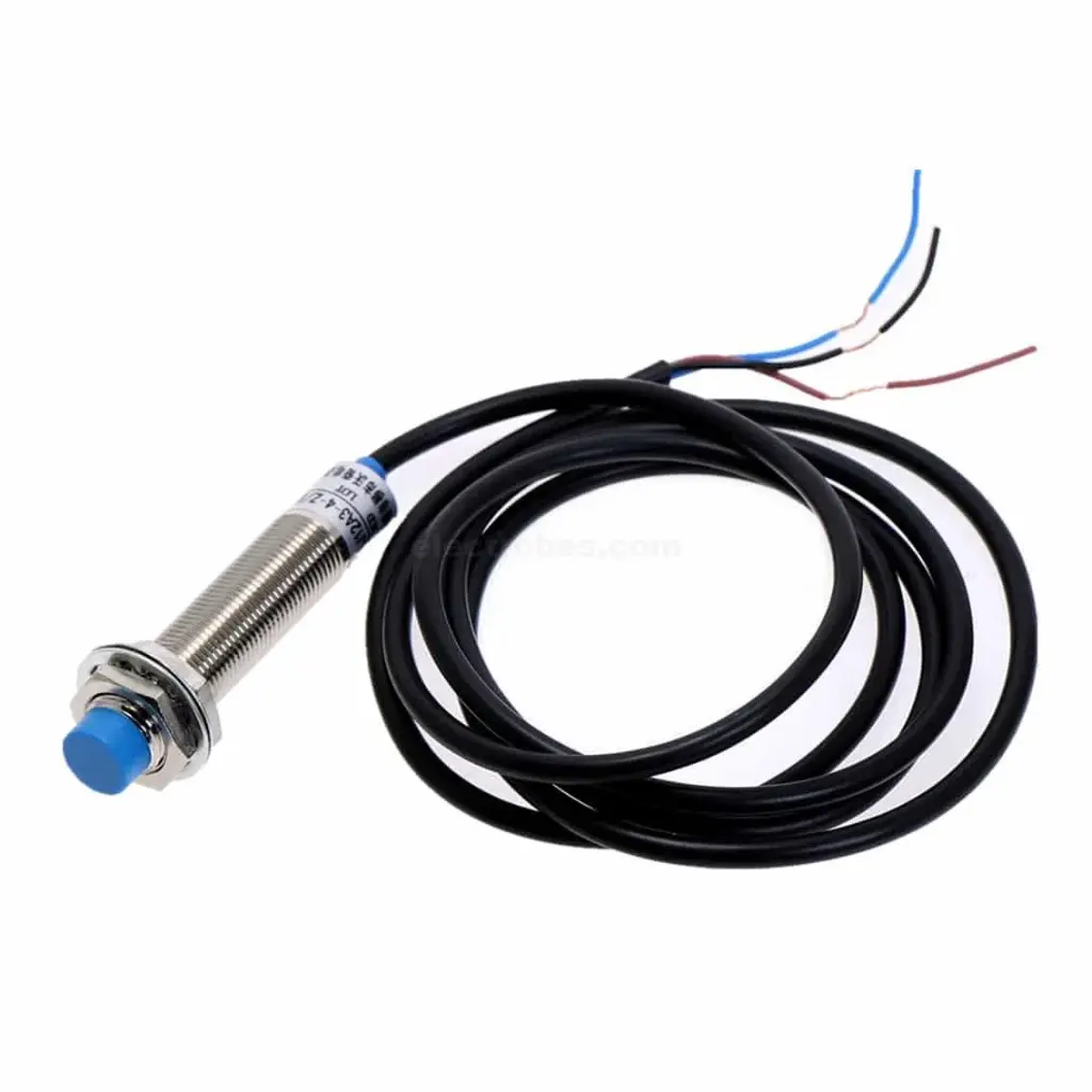 LJ12A3-4-Z Proximity Sensor, NPN, 12mm Dia, 4mm, 3-Wire, DC6-36V 