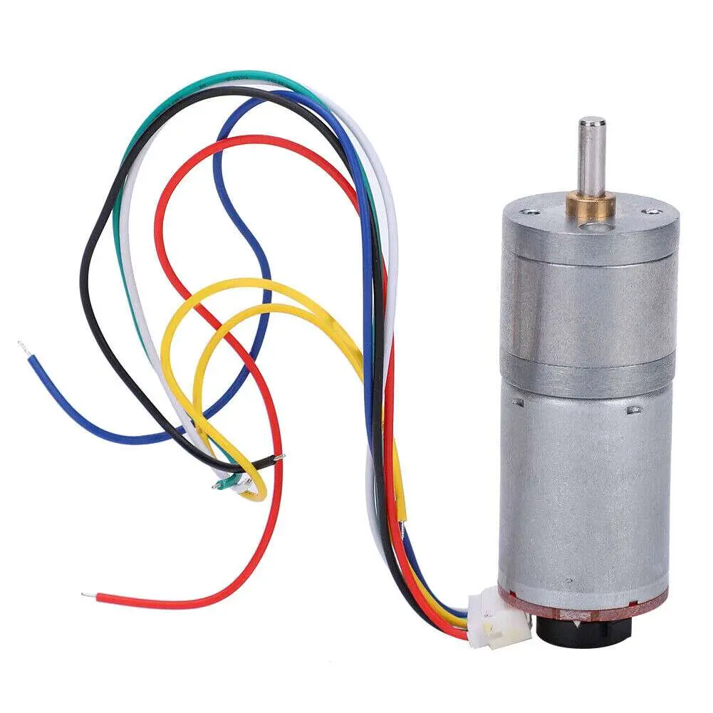 [l15] DC Motor GA25-370 with Encoder 2kg 280RPM 12V with Bracket  