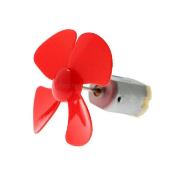 Three Blade Plastic Propeller Fan Blade 50mm 