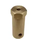 4mm Brass Hex Coupling - Large  