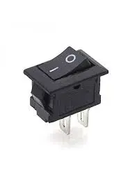 [e12] KCD1-11 ON/OFF Black Switch 2 Pins Dim:14*9mm