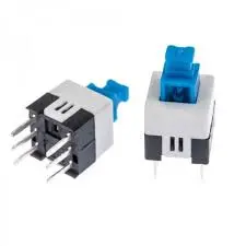 On/Off Switch PCB 6pin 8x8 Blue ON/OFF Button 